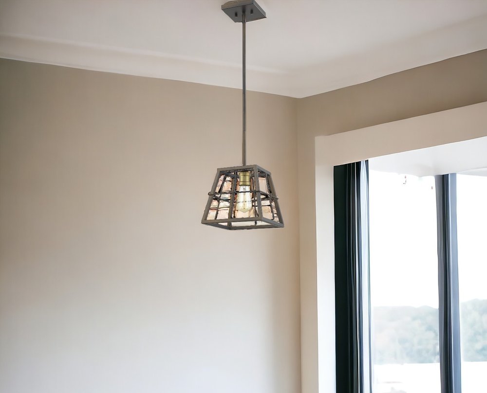 Charley 1-Light Oil-Rubbed Bronze Mini-Pendant HomeRoots