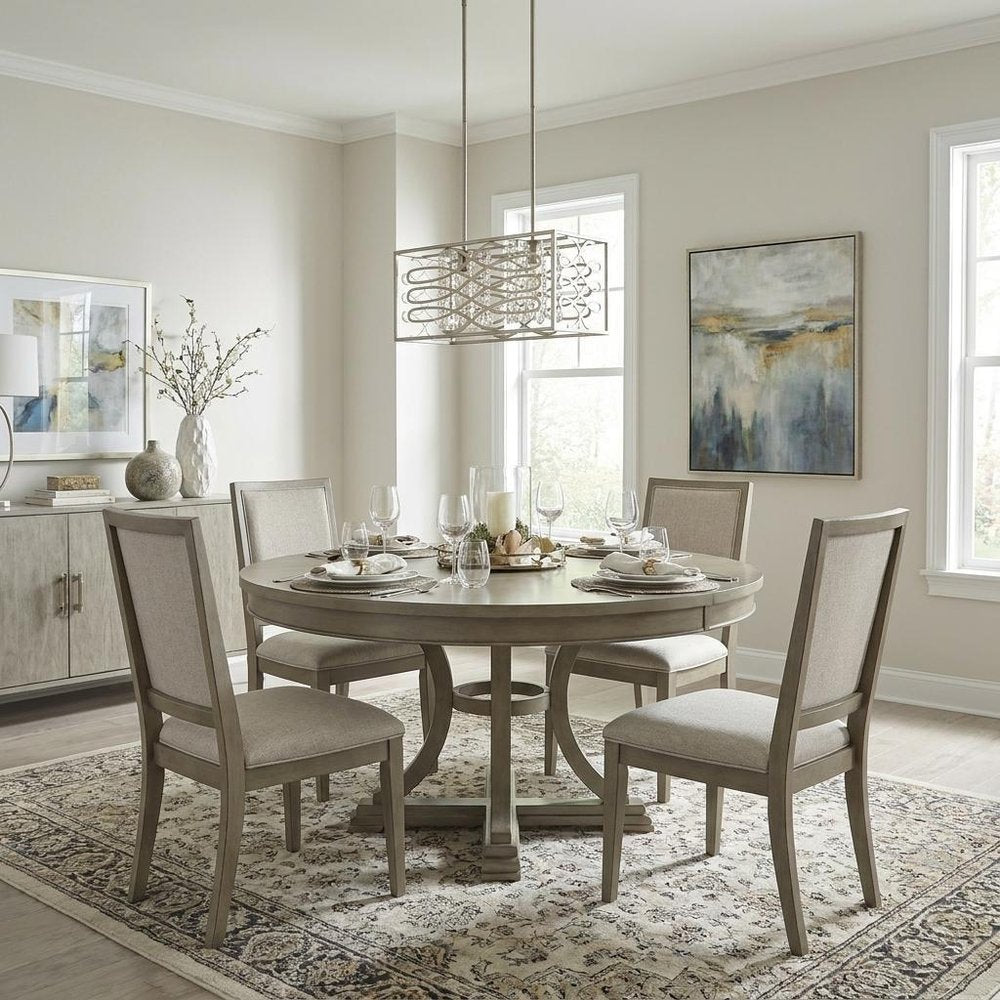 Brax 2-Light Washed Gold Island Pendant With Crystal Accents HomeRoots