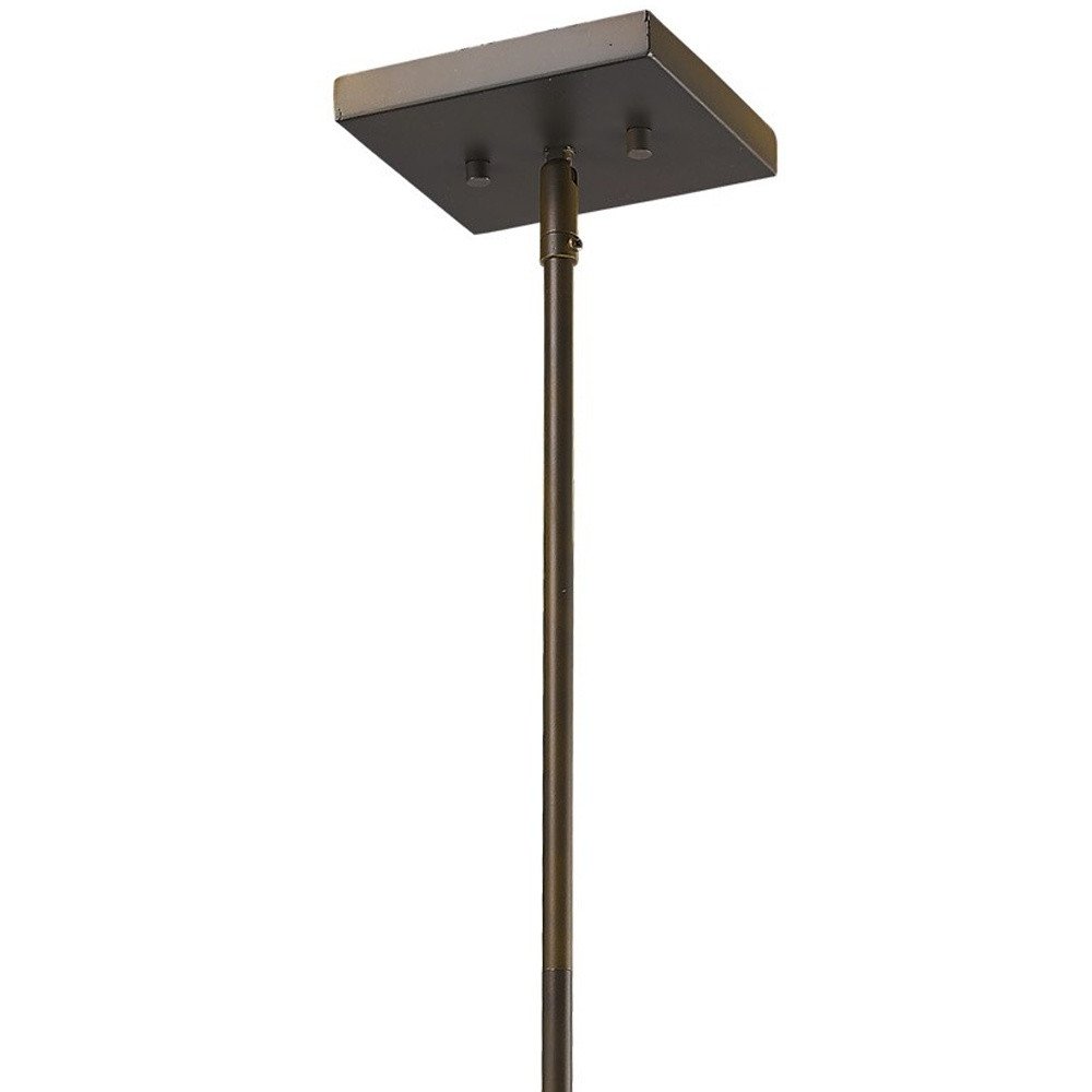 Brooklyn 4-Light Oil-Rubbed Bronze Pendant With Metal Framework Shade HomeRoots