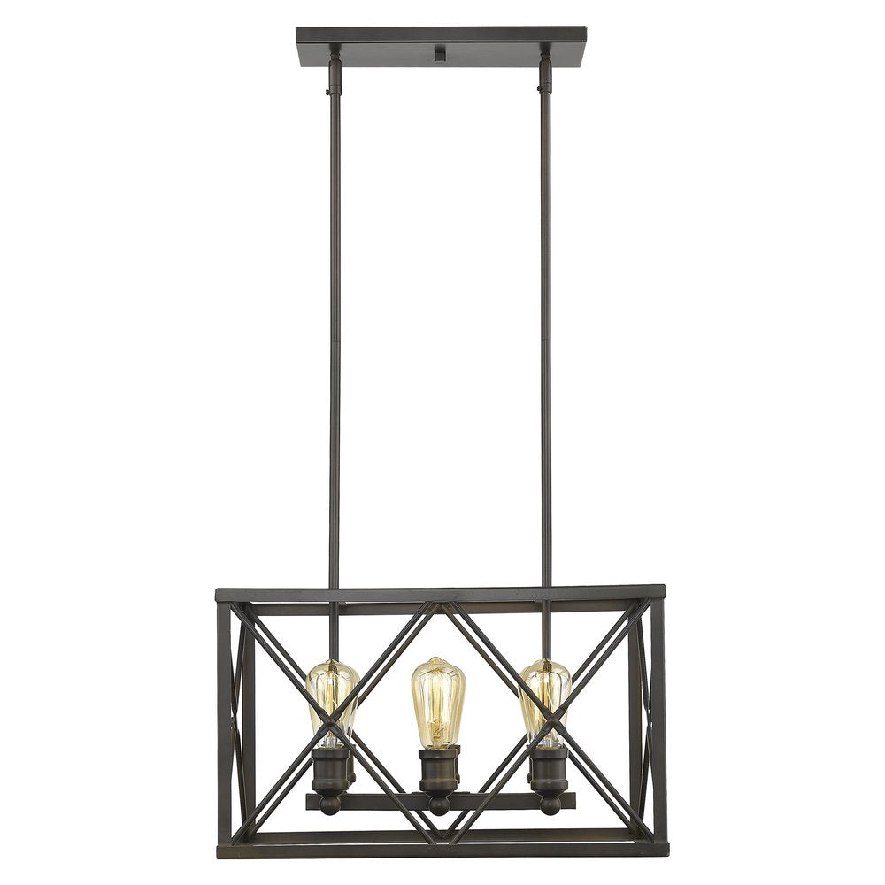 Brooklyn 6-Light Oil-Rubbed Bronze Pendant — view 3