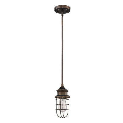Bronze Lantern Metal Dimmable Ceiling Light With Bronze Shades HomeRoots