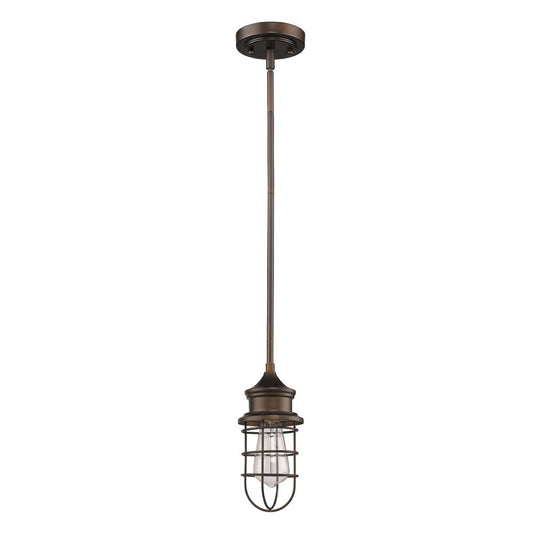 Bronze Lantern Metal Dimmable Ceiling Light With Bronze Shades HomeRoots