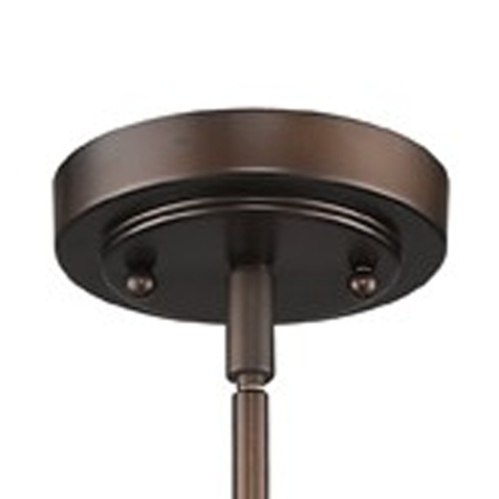 Bronze Lantern Metal Dimmable Ceiling Light With Bronze Shades — view 4