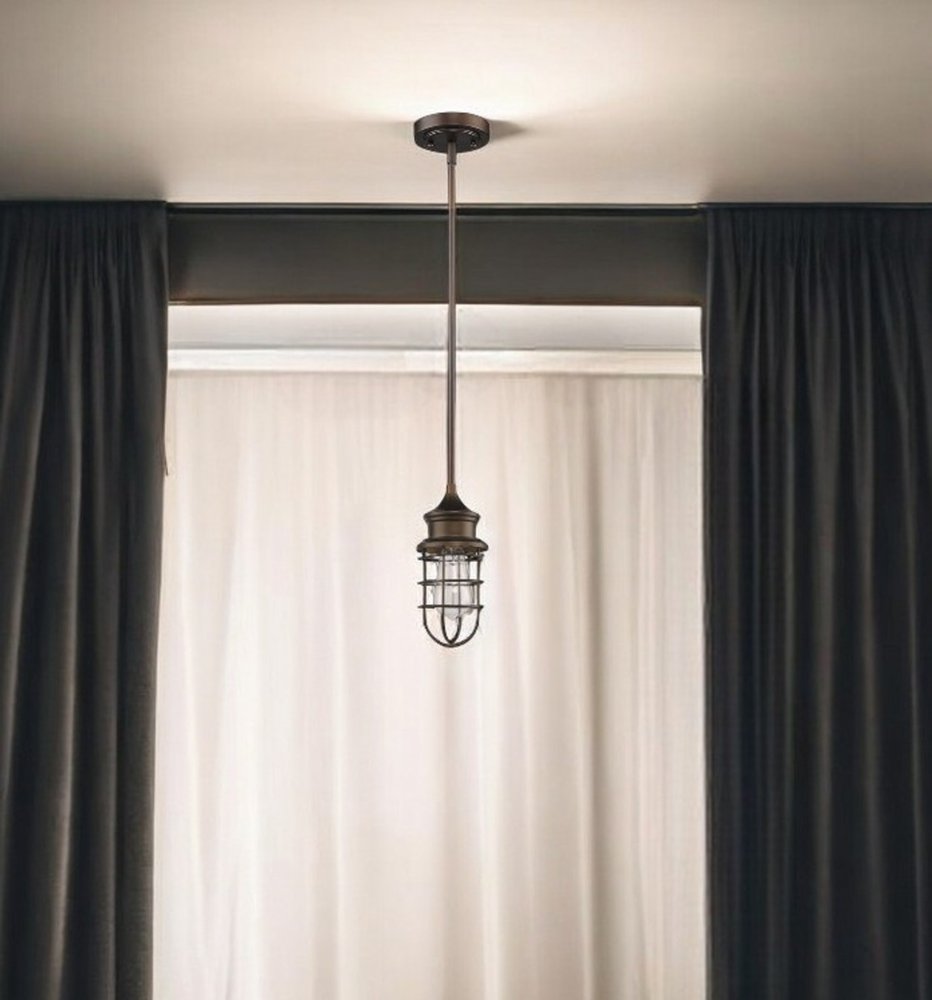 Bronze Lantern Metal Dimmable Ceiling Light With Bronze Shades — view 6