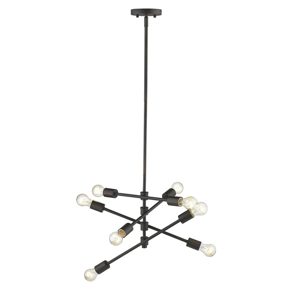 Calix 8-Light Oil-Rubbed Bronze Pendant HomeRoots