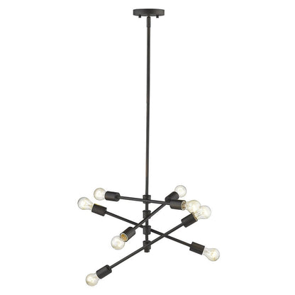 Calix 8-Light Oil-Rubbed Bronze Pendant HomeRoots