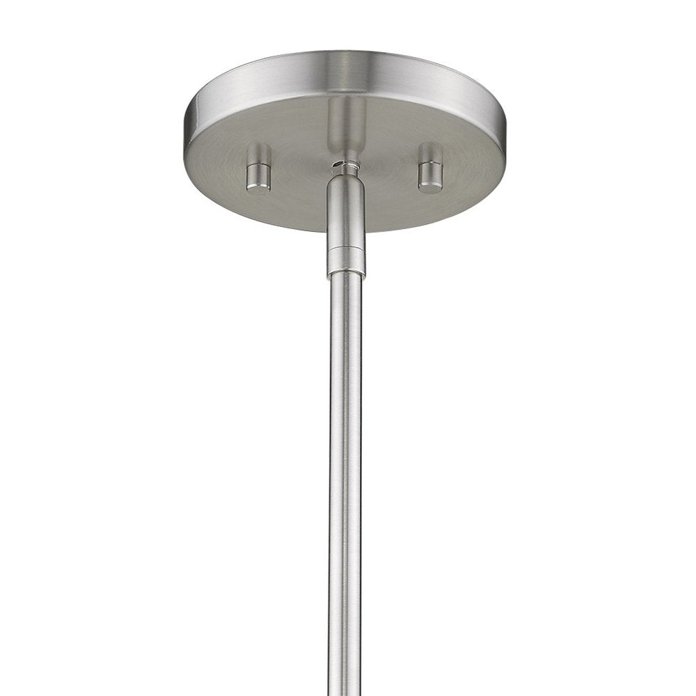 Calix 8-Light Satin Nickel Pendant HomeRoots