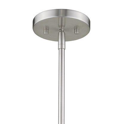 Calix 8-Light Satin Nickel Pendant HomeRoots