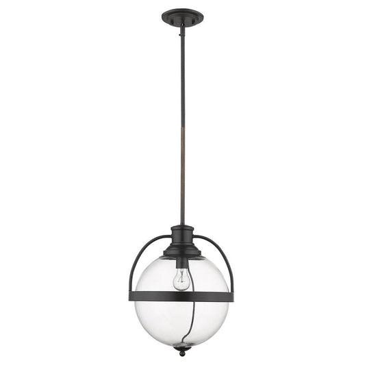Kassian 1-Light Oil-Rubbed Bronze Pendant HomeRoots