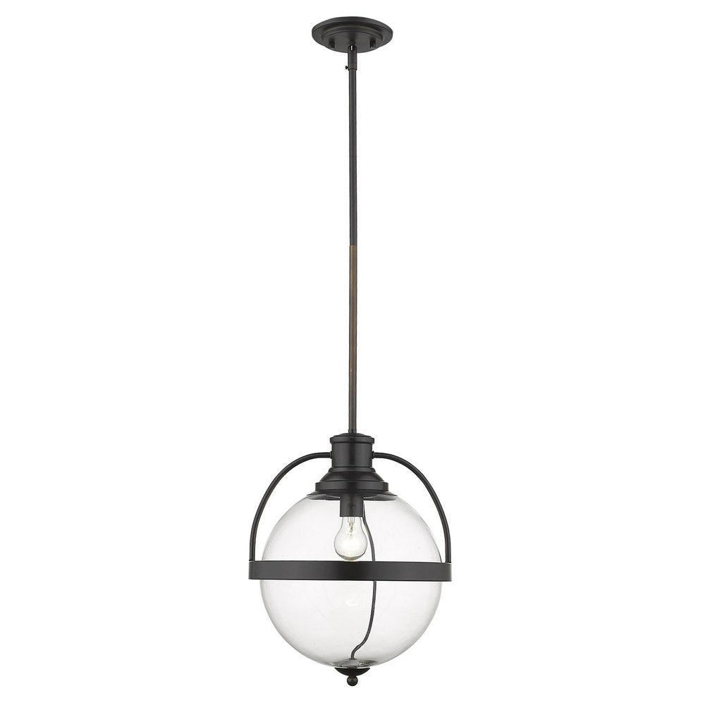 Kassian 1-Light Oil-Rubbed Bronze Pendant HomeRoots