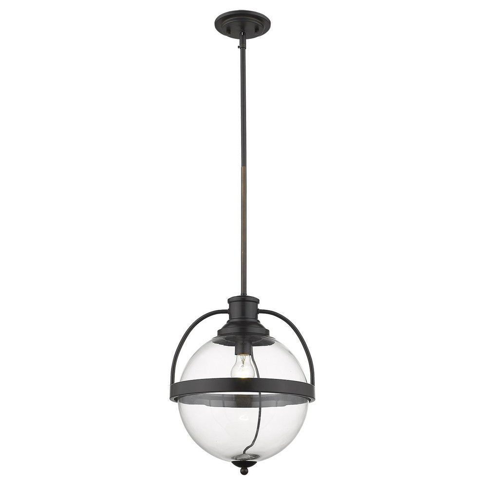 Kassian 1-Light Oil-Rubbed Bronze Pendant HomeRoots