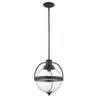 Kassian 1-Light Oil-Rubbed Bronze Pendant HomeRoots