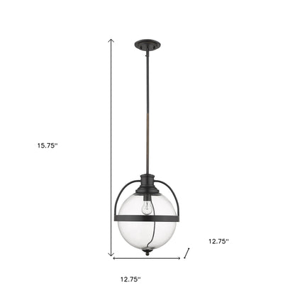 Kassian 1-Light Oil-Rubbed Bronze Pendant