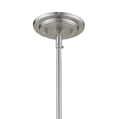 Kassian 1-Light Satin Nickel Pendant HomeRoots