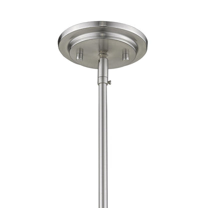 Kassian 1-Light Satin Nickel Pendant HomeRoots