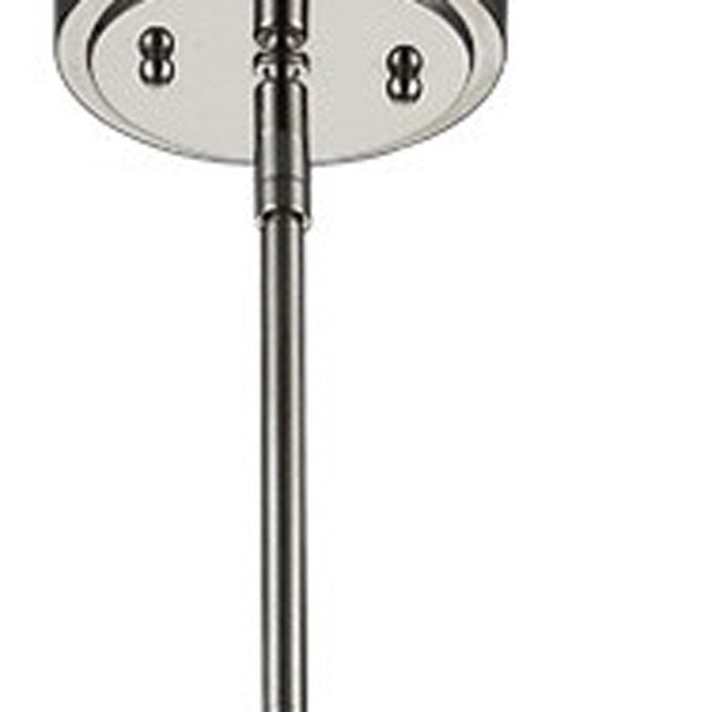Silver Iron Dimmable Ceiling Light HomeRoots