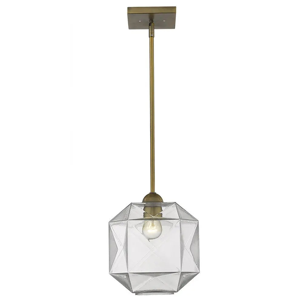 Loft 1-Light Brass Pendant HomeRoots