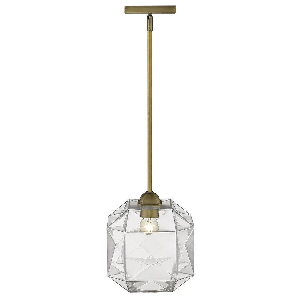 Loft 1-Light Brass Pendant HomeRoots