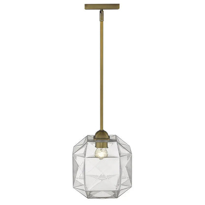 Loft 1-Light Brass Pendant HomeRoots