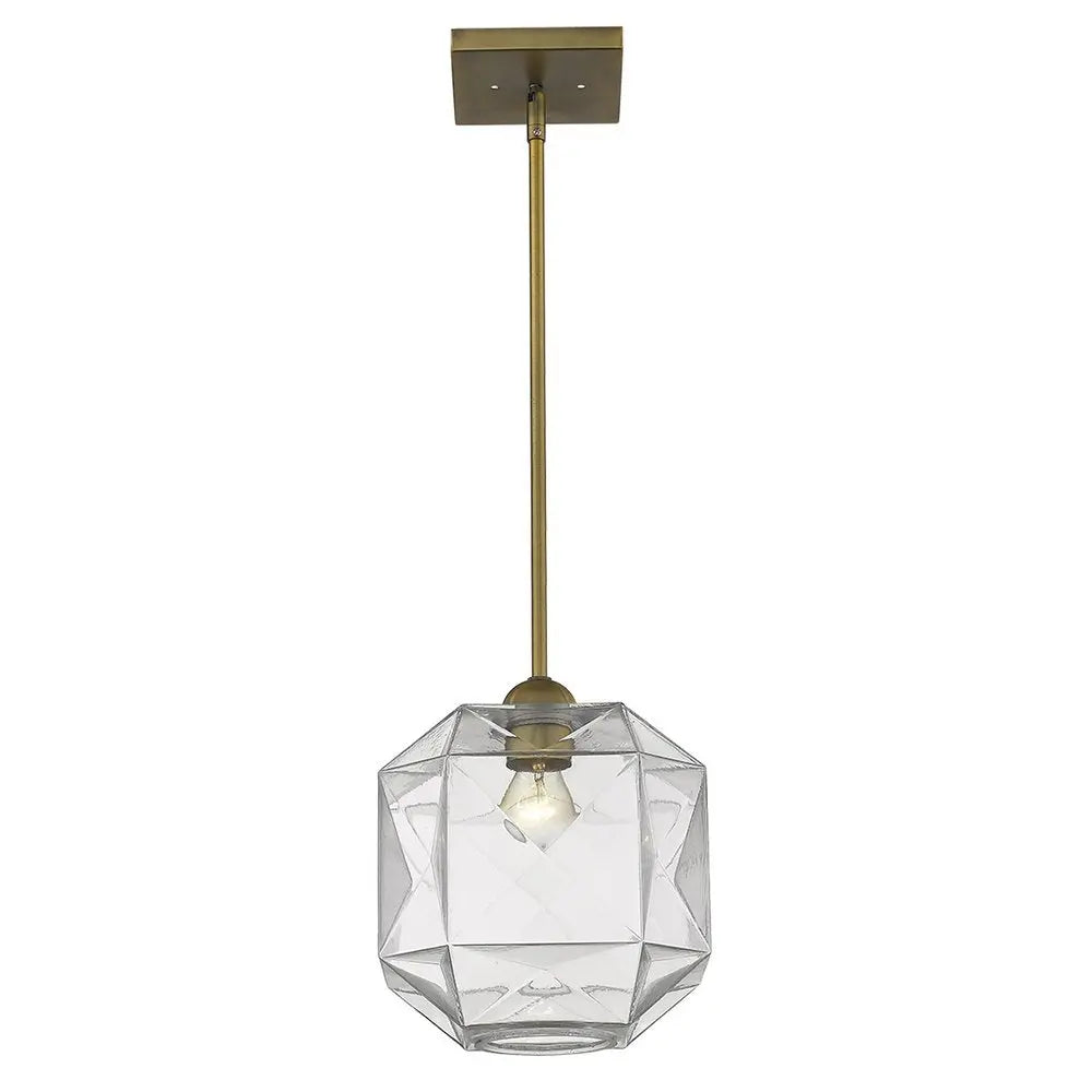 Loft 1-Light Brass Pendant HomeRoots
