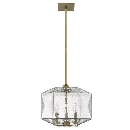 Loft 3-Light Brass Pendant HomeRoots