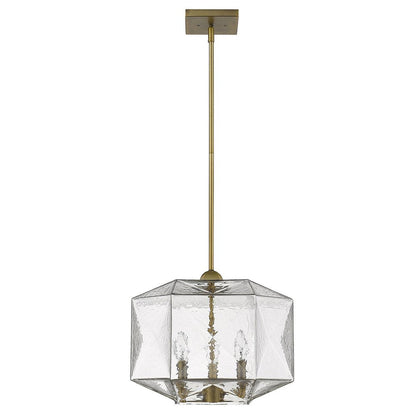 Loft 3-Light Brass Pendant HomeRoots