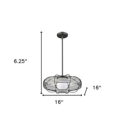 Bronze Crystal Dimmable Ceiling Light With Copper Shades HomeRoots