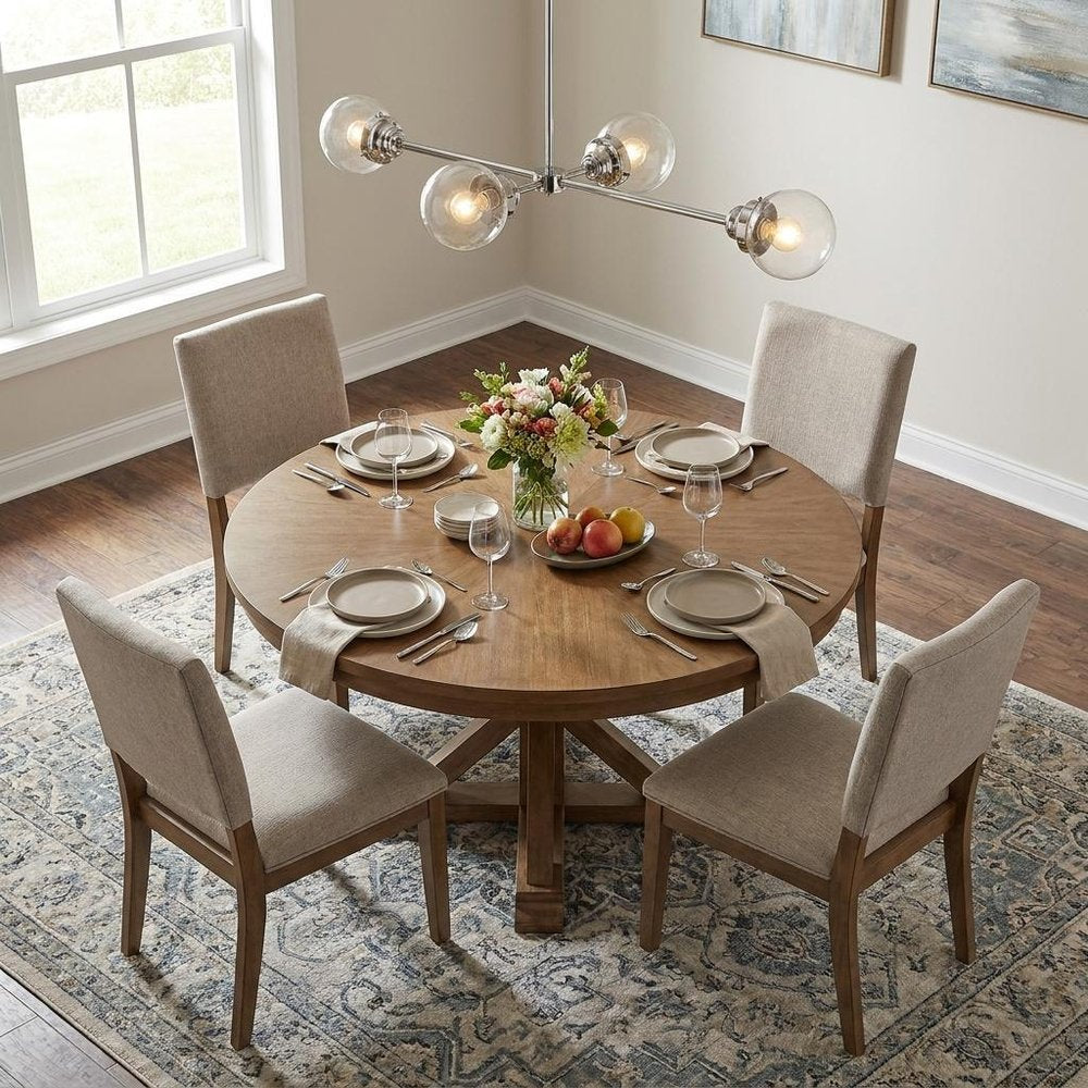 Silver Metal Four Light Dimmable Ceiling Light With Clear Shades HomeRoots