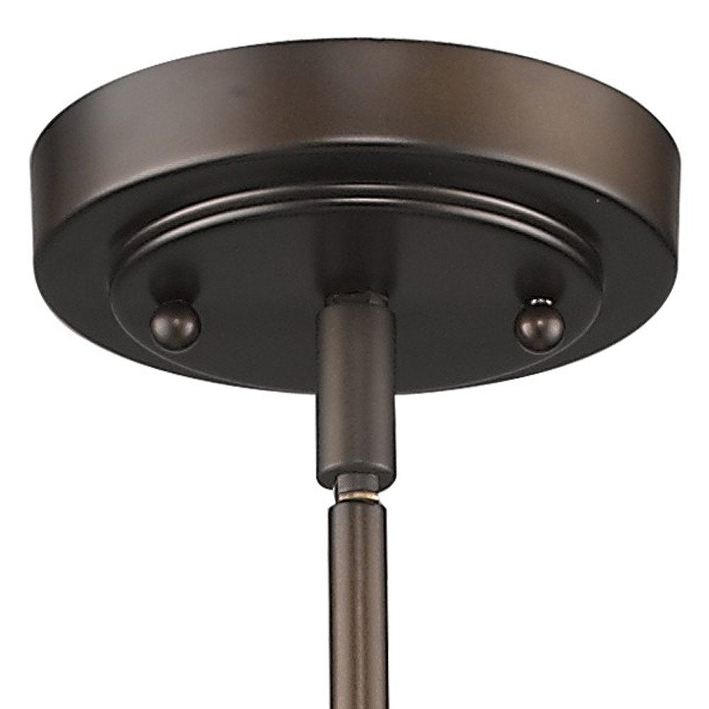 Bronze Frosted Glass Hanging Light — view 4