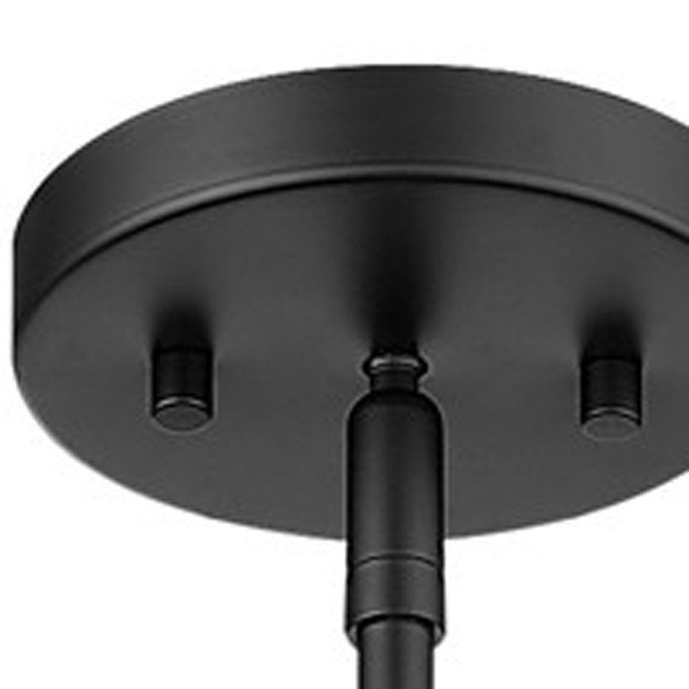 Torrel 1-Light Matte Black Pendant HomeRoots