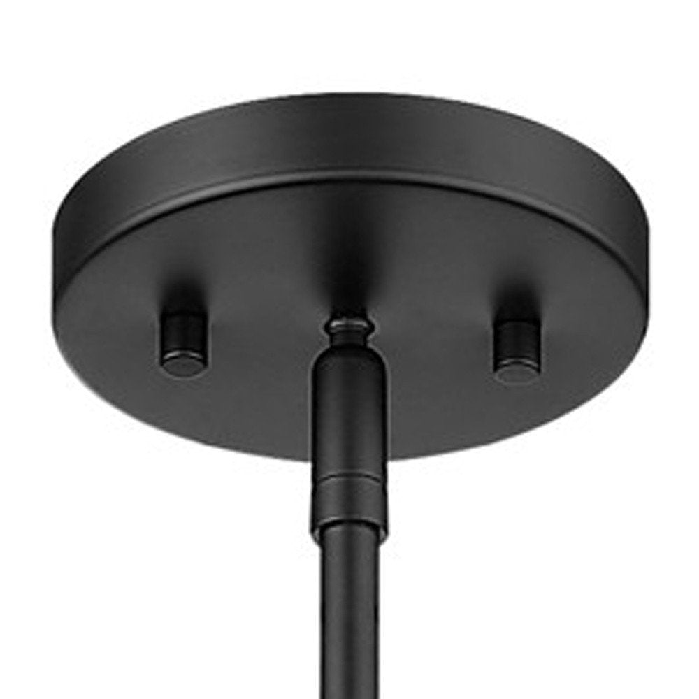 Torrel 1-Light Matte Black Pendant HomeRoots