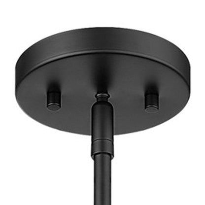 Torrel 1-Light Matte Black Pendant HomeRoots