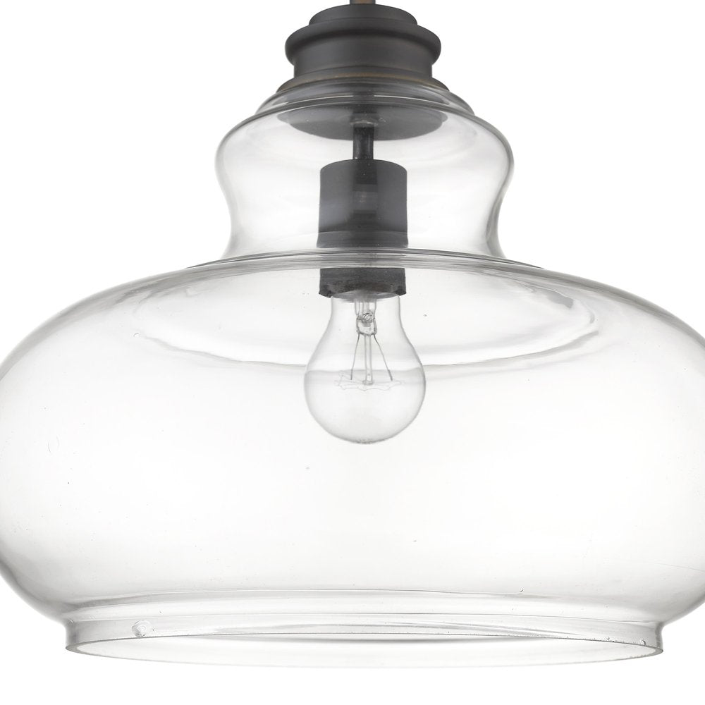 Torrel 1-Light Oil-Rubbed Bronze Pendant HomeRoots