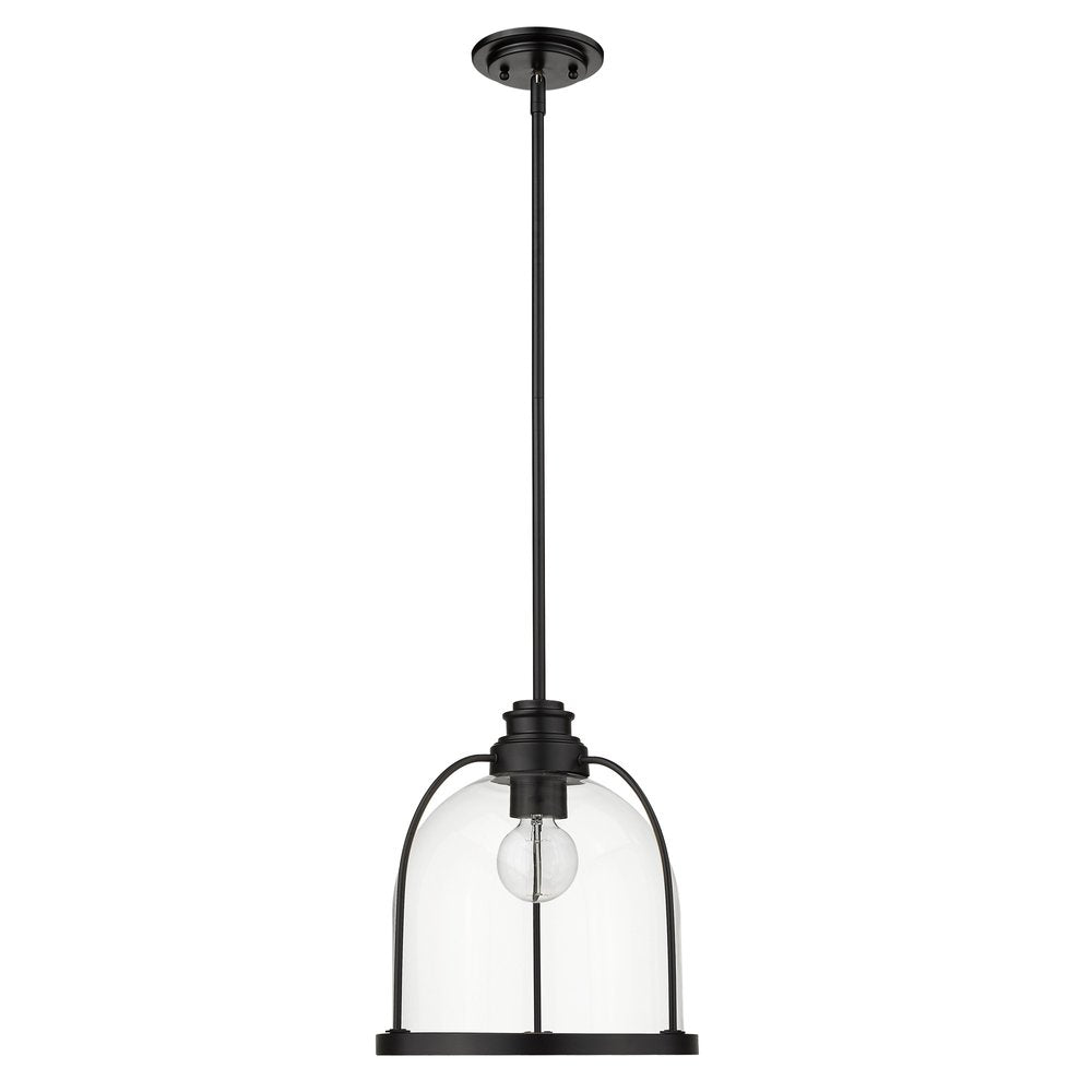 Stanton 1-Light Matte Black Pendant HomeRoots