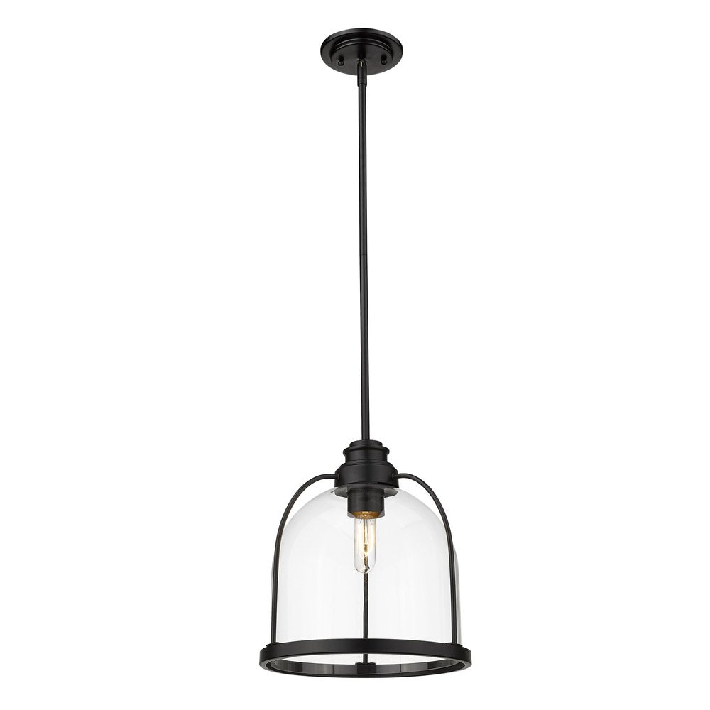 Stanton 1-Light Matte Black Pendant HomeRoots