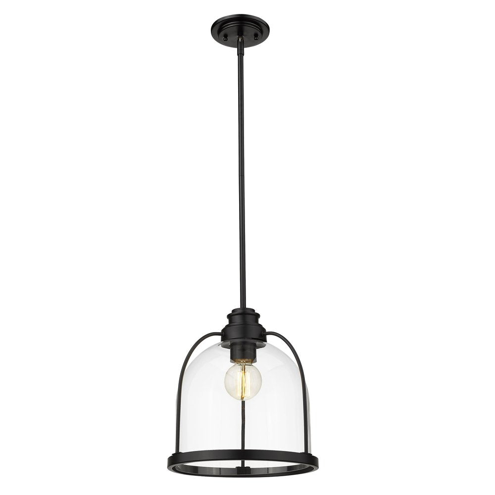 Stanton 1-Light Matte Black Pendant HomeRoots