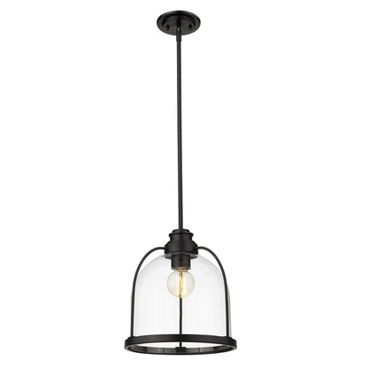Stanton 1-Light Matte Black Pendant HomeRoots