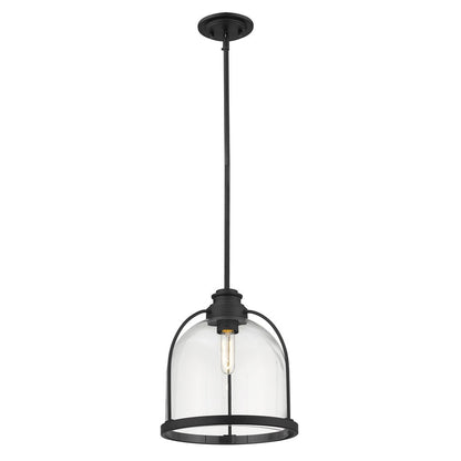 Stanton 1-Light Matte Black Pendant HomeRoots