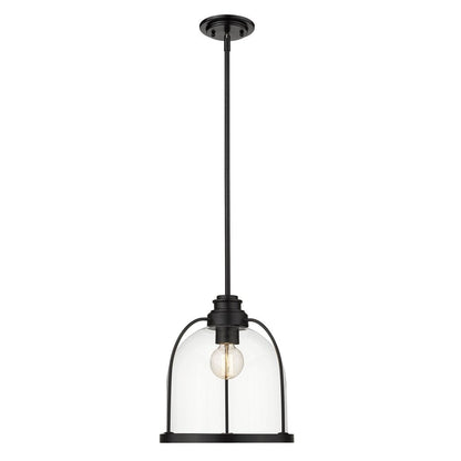 Stanton 1-Light Matte Black Pendant HomeRoots