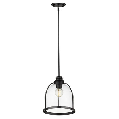 Stanton 1-Light Matte Black Pendant HomeRoots