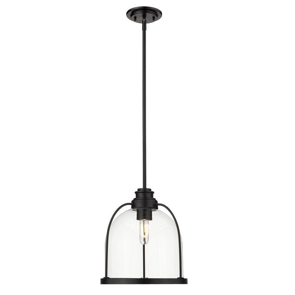 Stanton 1-Light Matte Black Pendant HomeRoots