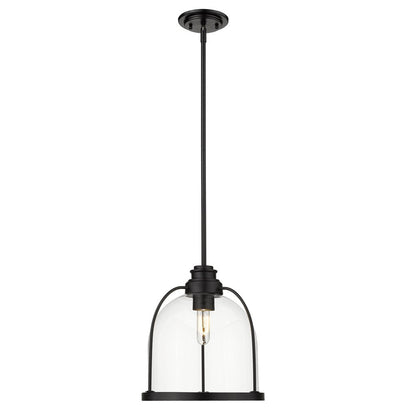 Stanton 1-Light Matte Black Pendant HomeRoots