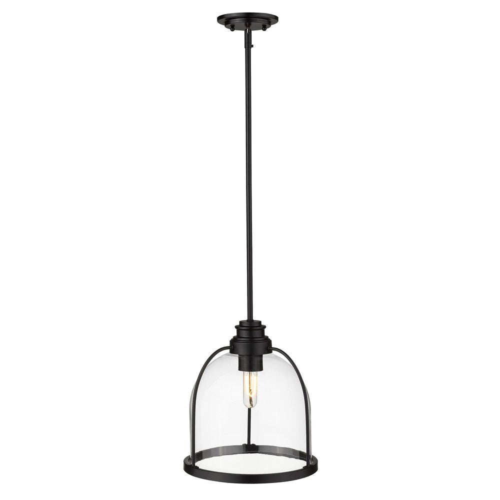 Stanton 1-Light Matte Black Pendant HomeRoots