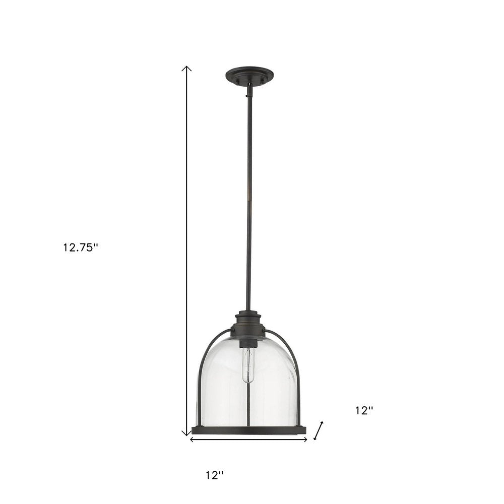 Stanton 1-Light Oil-Rubbed Bronze Pendant HomeRoots