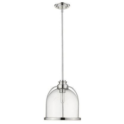 Stanton 1-Light Polished Nickel Pendant HomeRoots