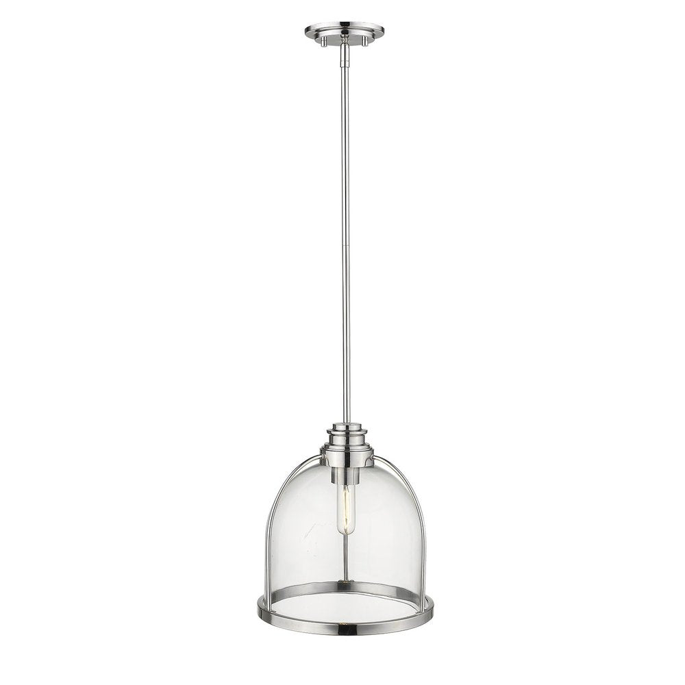 Stanton 1-Light Polished Nickel Pendant HomeRoots