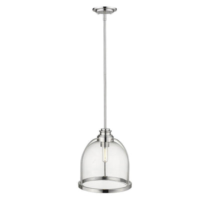 Stanton 1-Light Polished Nickel Pendant HomeRoots