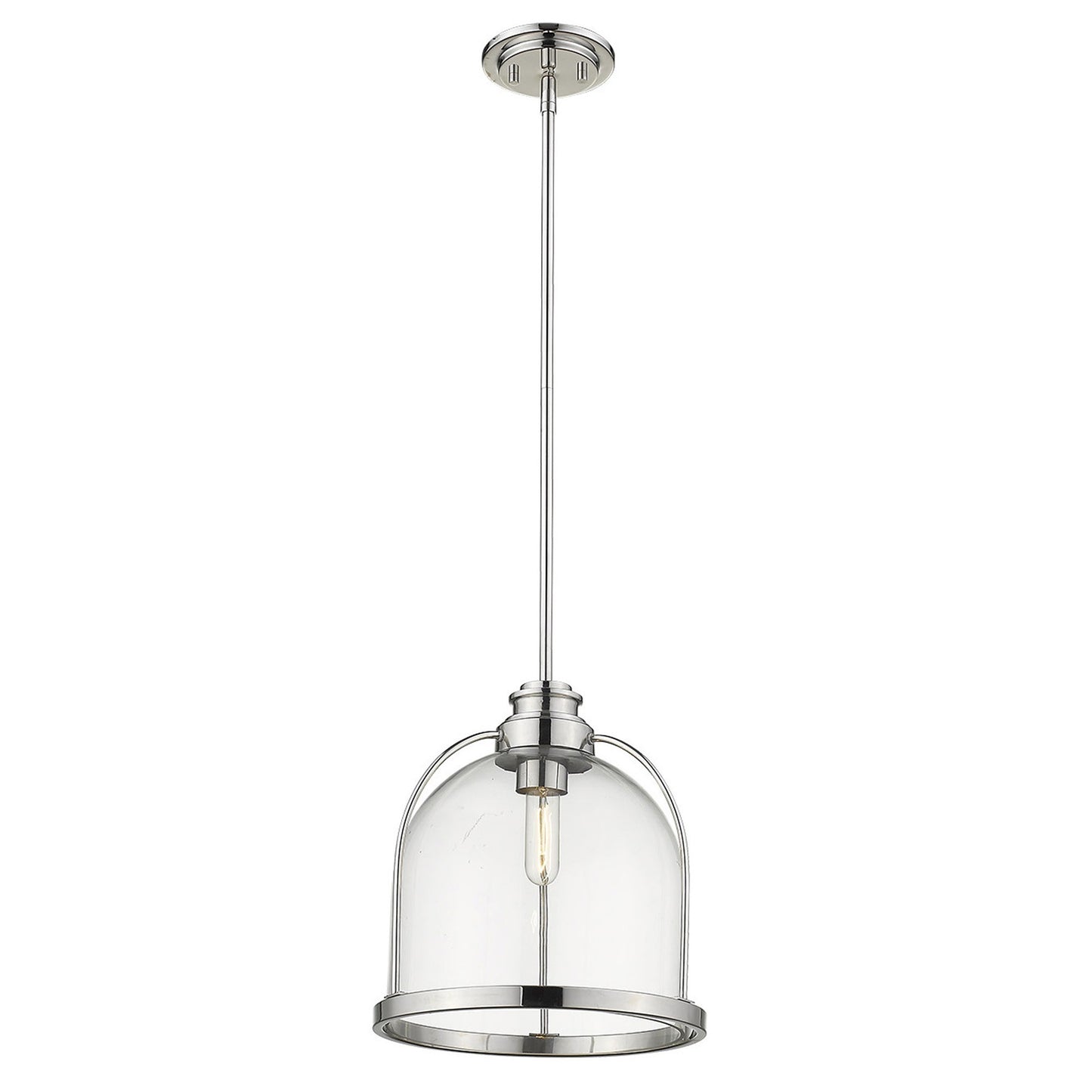 Stanton 1-Light Polished Nickel Pendant