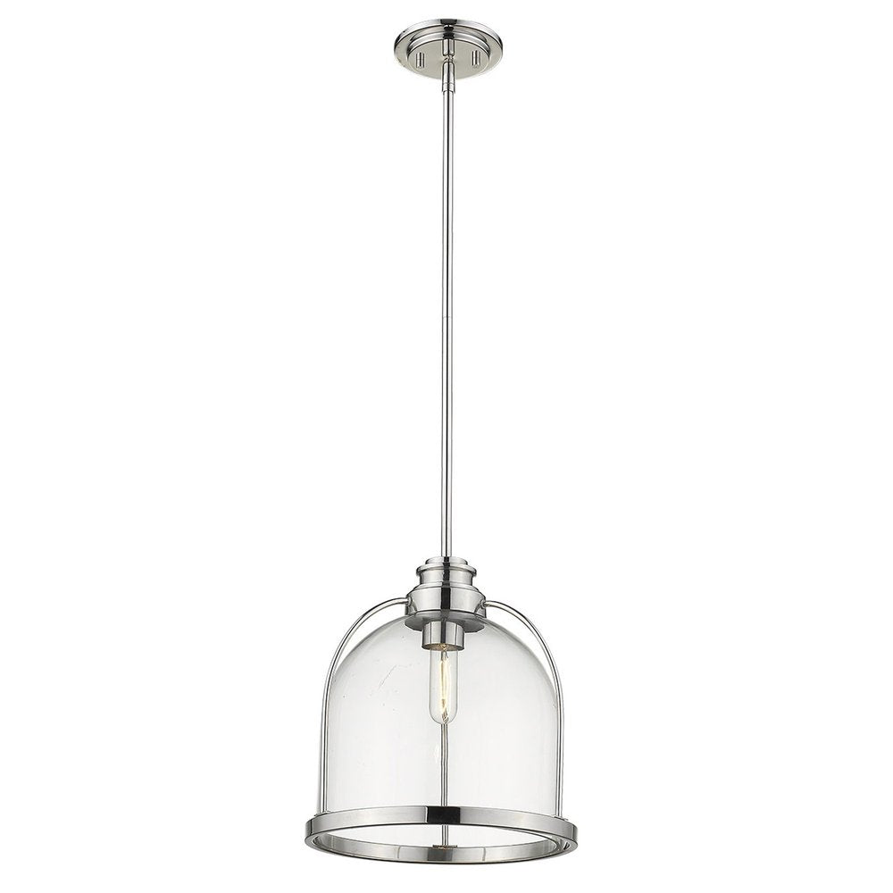 Stanton 1-Light Polished Nickel Pendant HomeRoots