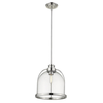 Stanton 1-Light Polished Nickel Pendant HomeRoots